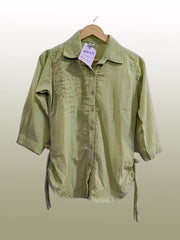 Girls Top Shirt Light Green